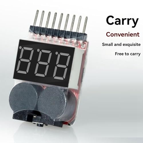 5X BBX1-8S 1-8S 2IN1 Lipo Battery Voltage Tester/Battery Voltage Checker Dual Speaker,Without Case
