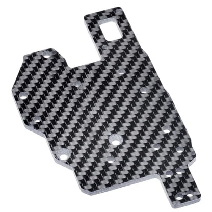 RC Car Carbon Fiber ESC Mounting Fixing Plate ESC Mount Plate ESC Bracket Mounting Bracket Upgrade Parts Compatible with Arrma Kraton 6S V4&V5 BLX Typhon 6S TLR 1/8 RC Car