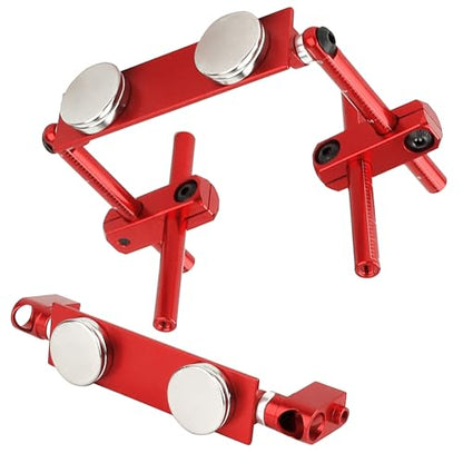 RC Magnetic Body Post Stealth Invisible Body Shell Mount Column Kit Compatible with HSP Sakura D3 XIS Himoto HPI Tamiya TT-01 TT-02 1/10 RC Touring Car Drift Car (red) - color: Red