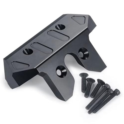 RC Bumper For Sledge 4WD Monster 1/8 RC Car Aluminum Alloy Front Rear Bumper Guard Upgrade Parts Repair Replacement Accessories(Rear) - size: Rear
