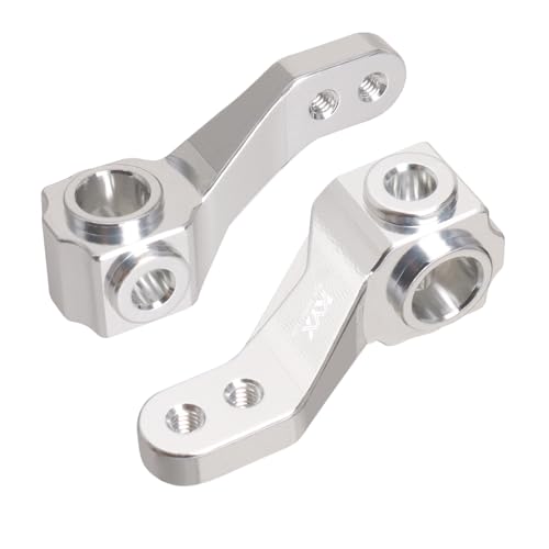 KYX Racing Aluminum Front Steering Knuckles Upgrades Parts Accessories for 1/10 Rc Crawler Tamiya The Grasshopper