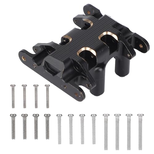 Penitue Brass Skid Plate for 1/30 Axial SCX30, Heavy-Duty Black Coating Chassis Accessories Counterweight for RC Crawler Upgrade