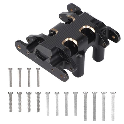 Penitue Brass Skid Plate for 1/30 Axial SCX30, Heavy-Duty Black Coating Chassis Accessories Counterweight for RC Crawler Upgrade