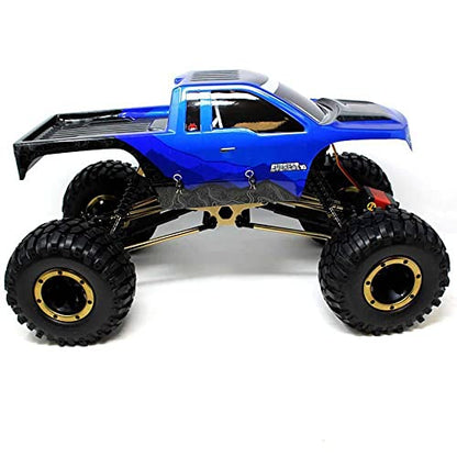 Redcat Racing Everest-10 Electric Rock Crawler with Waterproof Electronics, 2.4Ghz Radio Control (1/10 Scale), Blue/Black