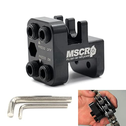 Master Link Press Tool for Drag Specialties Motorcycle 520 525 530 | with Allen wrench