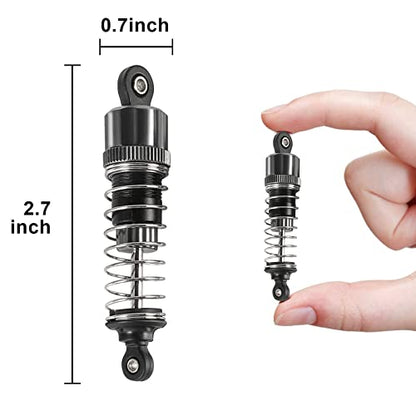 HAIBOXING 1/16 RC Shocks Oil Filled Aluminum Capped M16100A HBX16889 | RC Accessories RC Car Upgraded Spare Parts Apply for HAIBOXING RC Truck