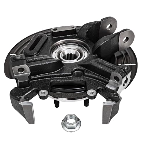 Detroit Axle - 4pc Steering Knuckles Kit for 02-05 Ford Explorer | Mercury Mountaineer, 2 Rear Steering Knuckles & Wheel Bearing Hubs 2 Front Wheel Bearing and Hubs 2002-2005 Replacement - size: 4UW47703/Kit