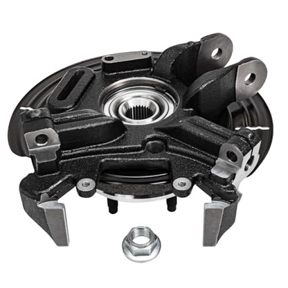 Detroit Axle - 4pc Steering Knuckles Kit for 02-05 Ford Explorer | Mercury Mountaineer, 2 Rear Steering Knuckles & Wheel Bearing Hubs 2 Front Wheel Bearing and Hubs 2002-2005 Replacement - size: 4UW47703/Kit