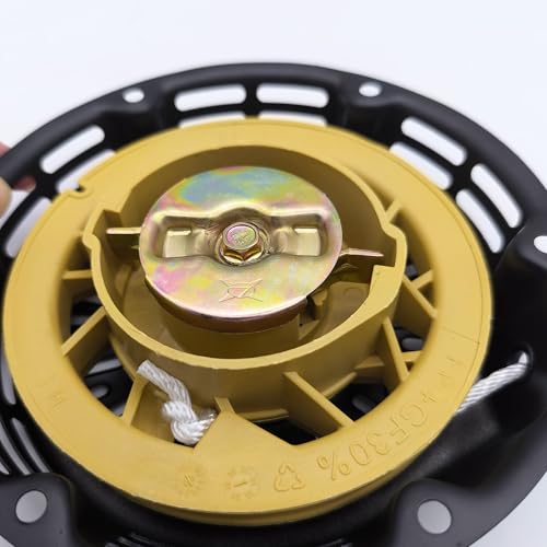 Strongthium 212cc 196cc Pull Start Recoil Starter Assembly | for Predator Rato Coleman Ct200u Bt200x Trail 6.5HP 7HP Go Kart Mini Bike Generator - size: Black
