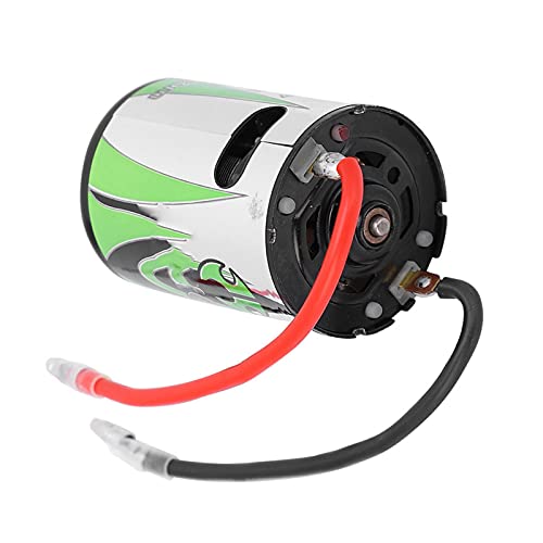 540 27T RC Motor Electric Motor Brushed 14.4V Green Metal Lightweight Easy Install RC Accessory Replacement Part with Exquisite Workmanship for 1/10 Crawler Racing Car