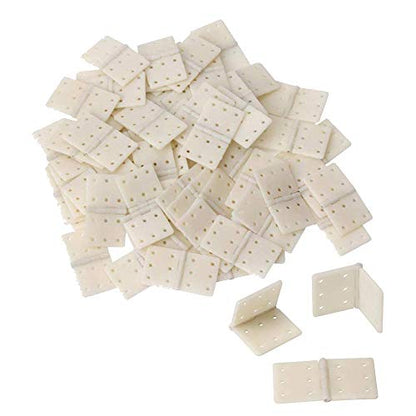 25Pcs Pinned Nylon Hinges for RC Airplane Plane Model Aircraft Parts KT Board Fixed Wing Model Plane Control Surface Connecting