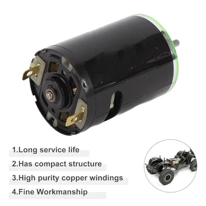 Asixxsix Brushed Motor ESC Combo, 320A ESC 5V 2A BEC 540 Brushed Motor Electric Speed Controller, Forward Backward Speed Control Rc Motor for 1/10 RC Crawler Car (35T) - size: 35T, style: 35T