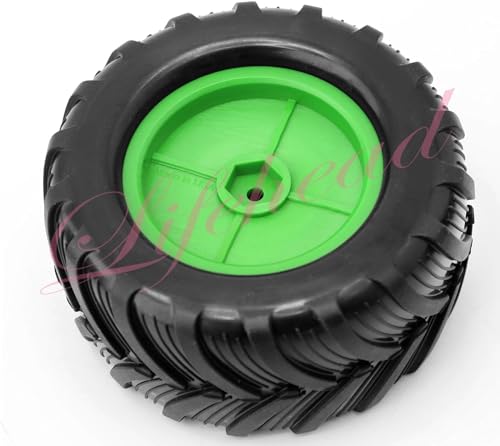 Lifehead 1/16 RC Monster Truck Snow Sand Tires for 1/12 1/14 1/16 RC Off Road Monster Truck TRAXXAS E-REVO SUMMIT Tamiya Losi HBX 16889 S1601/12mm Hex/OD 100mm - color: Green