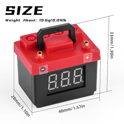 GLOBACT 1/10 RC Lipo Battery Tester for TRX4 SCX10 RC4WD D90 Tamiya Redcat