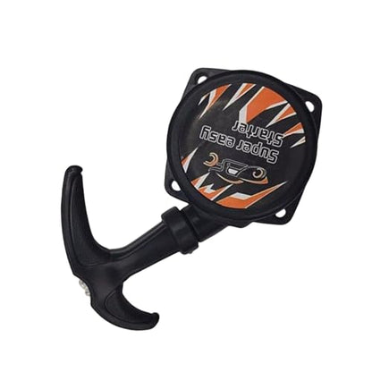 Super Easy Pull Starter (Black) | for 23cc-36cc Zenoah CY Rovan Top Speed Engine for 1/5 HPI ROFUN KM Baja LT FG GoPed RedCat Rc Car Parts - color: Black