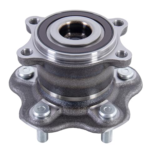 512388 FWD Models Only Rear Wheel Bearing Hub Assembly ABS 5 Lugs 1 Pack | Only for FWD & 4-Wheel ABS, Fits 2007-2018 Nissan Altima, 2013-2016 Pathfinder, Rear Wheel Hub Bearing with ABS Sensor - size: 512388/1PC