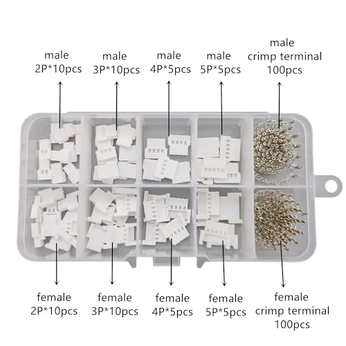 MX 2.0mm 51005 51006 Connectors Plug with Crimp Terminals Kit 2.0mm Pitch Male Female Housing for RC Battery Adapter