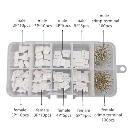 MX 2.0mm 51005 51006 Connectors Plug with Crimp Terminals Kit 2.0mm Pitch Male Female Housing for RC Battery Adapter
