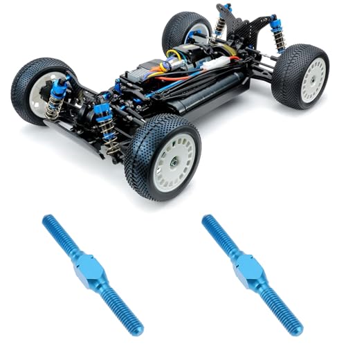 4X Aluminum Alloy Turnbuckle Shaft 3x32mm Blue Compatible with Tamiyas 54249