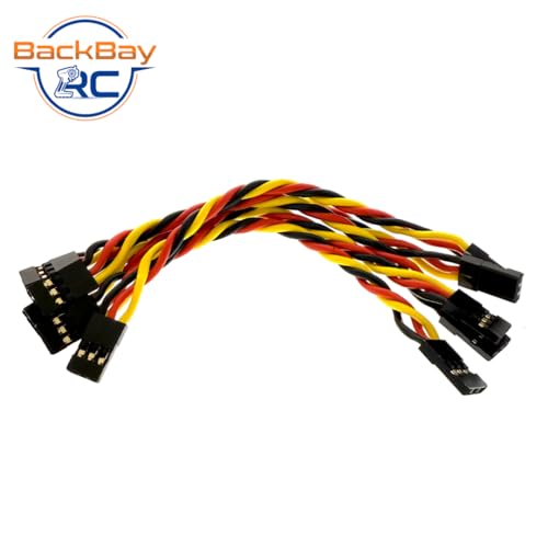 BackBayRC - 4in 20awg Male/Male Universal Servo Extension - 5 Pack - style: 4in Male/Male Extension