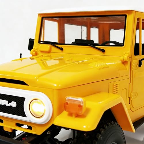RC Rock Crawler, 2.4Ghz All Terrain Remote Control Car for Adults - color: Yellow