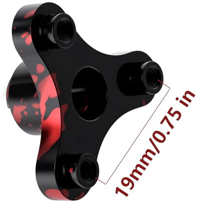 Aluminum RC Slipper Clutch Eliminator Gears for 2WD Traxxas 1/10 Stampede/Slash/Rustler/Bandit VXL XL5 Transmissions Gearbox Case Upgrades (Red-Black) - color: Red-black