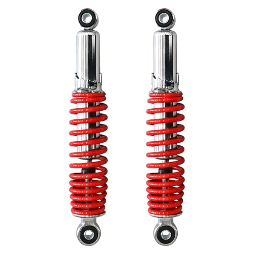 Front A Arm Suspension Kit 170mm 182mm for 110cc-200cc ATV Go Kart Quad – 4 Stud 78mm Hubs 250mm Shocks with Spindles Tie Rods for Buggy DIY