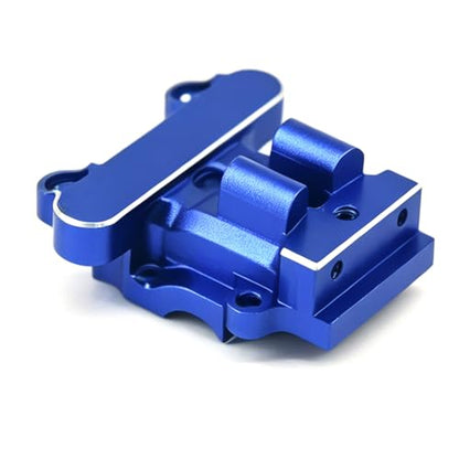Aluminum Upgrade Parts Set for ARRMA 1/16 Mini Kraton 3S, Front/Rear Upper/Lower Arm, Gearbox Cover, Wing, Steering Link (Blue Front Gearbox Cover) - color: Blue Front Gearbox Cover