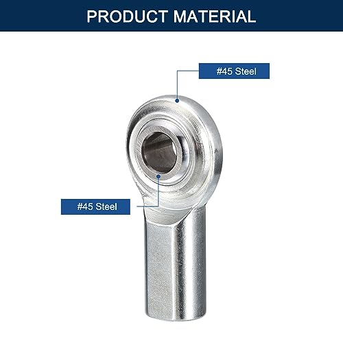 CF7 Rod End Bearing Heim Joints, 7/16 x 7/16-20 Right Hand Female Thread Heim Joint with Jam Nuts 2pcs - size: 7/16"