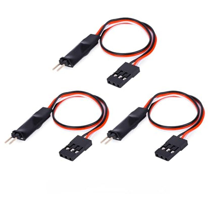 Universal RC Light Controller Switch for 1/24 1/18 1/10 Crawler Car TRX4 SCX10 TRX4M SCX24 Upgrade Parts Accessories (3pcs) - size: 3pcs
