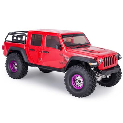 4PCS Beadlock Rims 1.9 Inch Wheels RC Rim Hub Aluminum Beadlock Rims for Traxxas TRX4 TRX6 Redcat GEN7 GEN8 Rc4wd D90 Axial SCX10 SCX10 II 90046 SCX10 III AXI03007 12mm Hex 1/10 RC Crawler (Titanium)