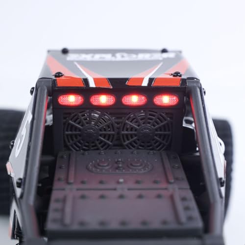 US in Stock,1/24 4x4 UDI RC UCX2405PRO RC Rock Crawler Model Brushless Motor ESC Radio Controlled Off-Road Vehicles RTR Car Battery Hobby Grade Model for Birthday Gift(Black) - color: Black