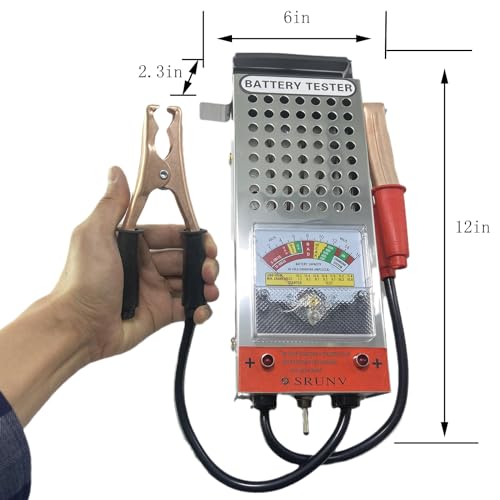 Battery Load Tester, Car Battery Load Tester 6/12V Battery Voltage Tester and Battery Load Test for Automotive 12V and 6V Batteries