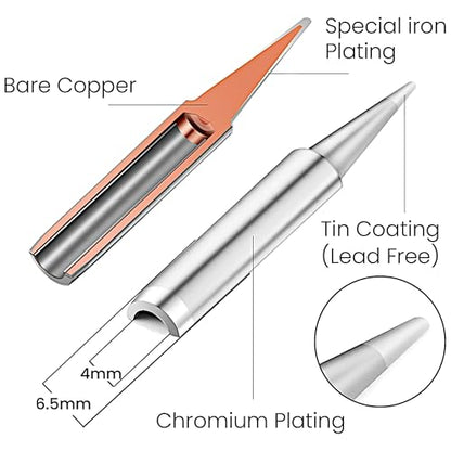 Soldering Iron Kit, 60W Adjustable Temperature 15-in-1, Solder Wire, 2 pcs Tips, Wire Cutter, Desoldering Pump, Tweezers, Fast Heating for Desoldering Electronics Repair Hobby DIY 120V US Plug