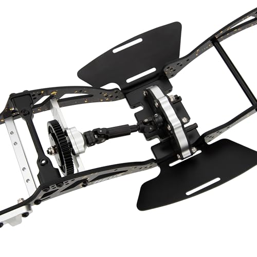 MEUS RACING Gold Rush V2 Carbon Fiber LCG Chassis Kit for Axial SCX10 SCX10 II Capra 1.9 UTB and Other DIY Builds 1/10 RC Crawler Upgardes Parts
