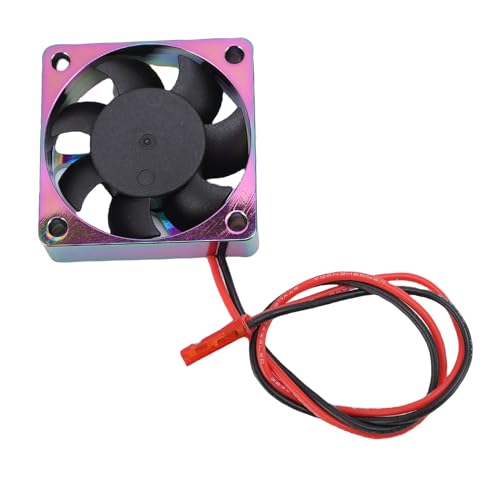 RC Motor ESC Cooling Fan Aluminum Alloy Metal 14000RPM 4010 RC Motor Heatsink Cooling Fan for Replacement High Performance Heat Dissipation Solution for RC Motors and