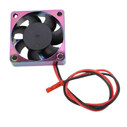 Drfeify RC Motor ESC Cooling Fan, Aluminum Alloy Metal 14000RPM 4010 Cooling Fan with Heatsink for RC Car Motor ESC Replacement