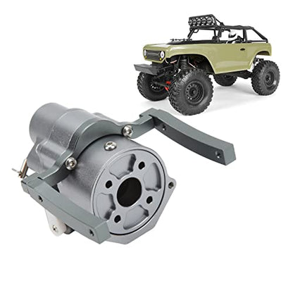 VBESTLIFE RC Front Gearbox, Aluminum Alloy Transmission Case for Axial SCX10 1/10 Crawler Upgrade Parts 313mm Wheelbase CNC Machined - color: Titanium