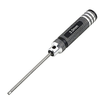 Share Goo H1.5mm 2.0mm 2.5mm 3.0mm Handle Allen Hex Screwdrivers Key Driver Tool Kit Compatible with RC Car Truck FPV Helicopter Drone(Black) - color: Black