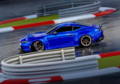 Traxxas 1/10 Scale 4-Tec Drift Car with Ford Mustang (Blue) - color: Blue