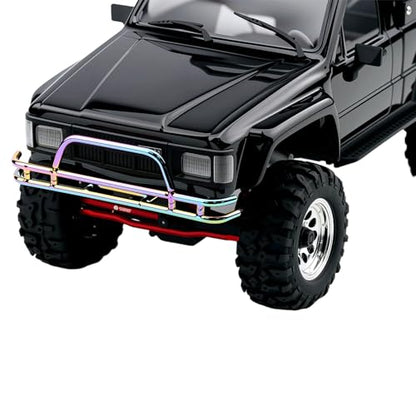Colorful Electroplating Metal Front and Rear Bumpers Set for 1/18 HPI Venture18 Upgrade Parts