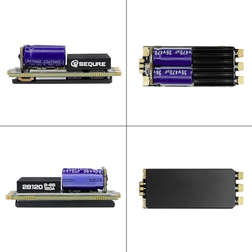 120A ESC 2-8S Brushless AM32 for RC Cars Boats Trucks | STM32G071, 64MHz, Forward Reverse Brake, Dshot, PWM, Oneshot, Multishot