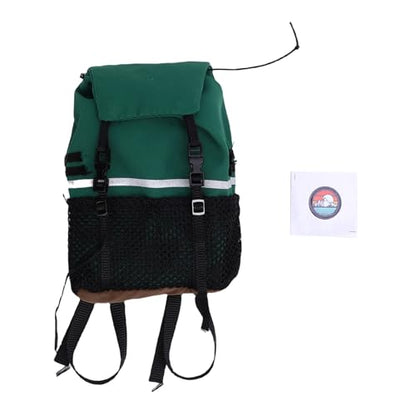 Yctze RC Simulation Backpack, Oxford Cloth Storage Bag, Stickers Backpack with Customization, Ideal for SCX10, 1/8 & 1/10 Scale RC Crawlers (Green) - color: Green