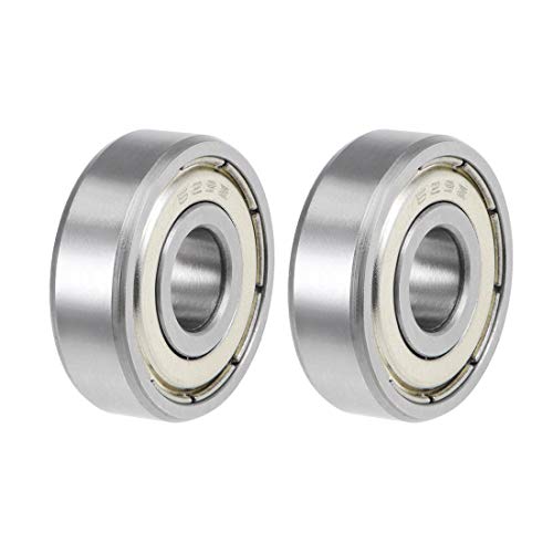 uxcell 629ZZ Deep Groove Ball Bearings Z2 9mm X 26mm X 8mm Double Shielded Carbon Steel 2pcs - size: 9mmx26mmx8mm