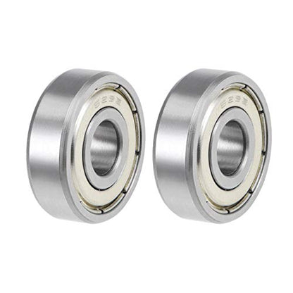 uxcell 629ZZ Deep Groove Ball Bearings Z2 9mm X 26mm X 8mm Double Shielded Carbon Steel 2pcs - size: 9mmx26mmx8mm