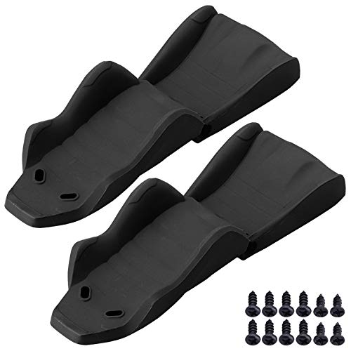 HobbyPark Scale Hard Plastic Seats (3.5x 1.9 inch) for 1/10 RC Crawler Car (Set of 2) (Black)