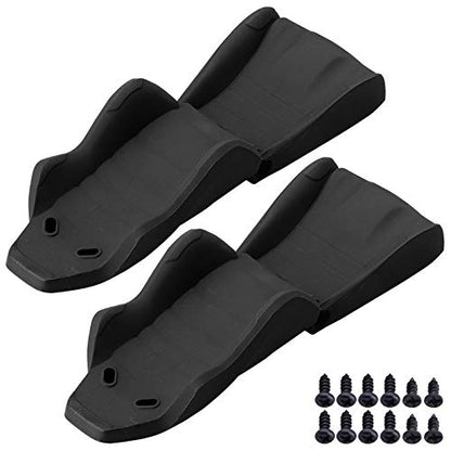 HobbyPark Scale Hard Plastic Seats (3.5x 1.9 inch) for 1/10 RC Crawler Car (Set of 2) (Black)