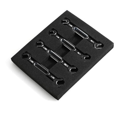RC Car Wrench Remover Ball Breakers,4Pcs Wrench 3/3.2/3.5/3.7/4/5/5.5/6Mm Turnbuckle Nut Ball End Joint Remover Universal Tool for RC Car Drone Boat Ball Breakers (Black) - color: Black