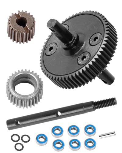 Steel Transmission Gear for Gearbox Transmission Gear Upgrades Part for 1/10 Slash 2WD(VXL),Rustler/Stampede/Bandit 2WD(VXL),Black