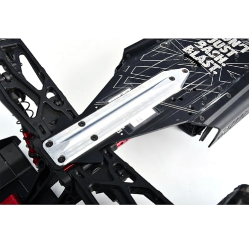 GPM 7075 Alloy Rear Chassis Skid Plate Brace for 1/8 Kraton 6S Exb 4X4 RTR Brushless Speed Truck-Ara8708V6 (Silver) - color: Silver